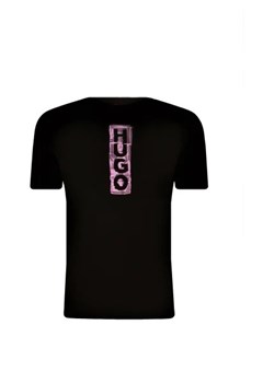 HUGO KIDS T-shirt | Regular Fit ze sklepu Gomez Fashion Store w kategorii Bluzki dziewczęce - zdjęcie 172714787