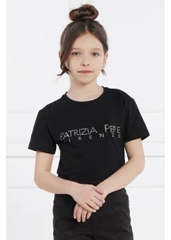 Patrizia Pepe T-shirt | Regular Fit ze sklepu Gomez Fashion Store w kategorii Bluzki dziewczęce - zdjęcie 172715479