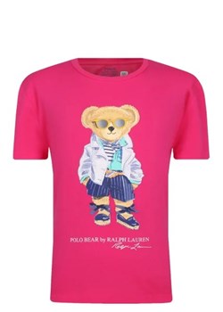 POLO RALPH LAUREN T-shirt | Regular Fit ze sklepu Gomez Fashion Store w kategorii Bluzki dziewczęce - zdjęcie 172717665