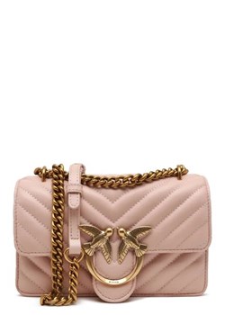 Pinko Skórzana torebka na ramię Love One Mini Crossbody ze sklepu Gomez Fashion Store w kategorii Kopertówki - zdjęcie 172718829