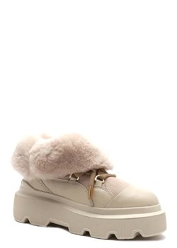 INUIKII Skórzane śniegowce | z dodatkiem wełny ze sklepu Gomez Fashion Store w kategorii Śniegowce damskie - zdjęcie 172718939
