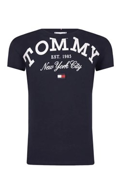 Tommy Hilfiger T-shirt | Regular Fit ze sklepu Gomez Fashion Store w kategorii Bluzki dziewczęce - zdjęcie 172720306