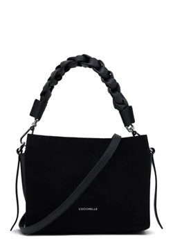 Coccinelle Skórzana torebka na ramię boheme suede bimaterial ze sklepu Gomez Fashion Store w kategorii Torby Shopper bag - zdjęcie 172725217