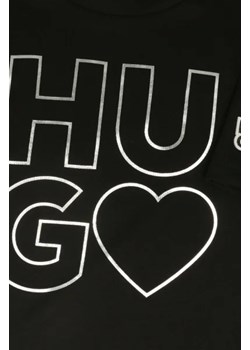 HUGO KIDS T-shirt | Regular Fit ze sklepu Gomez Fashion Store w kategorii Bluzki dziewczęce - zdjęcie 172729838