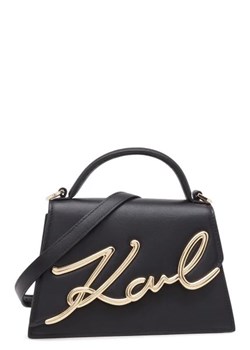 Karl Lagerfeld Skórzana torebka na ramię k/signature 2.0 sm ze sklepu Gomez Fashion Store w kategorii Listonoszki - zdjęcie 172730966