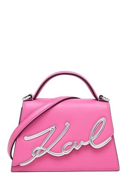 Karl Lagerfeld Skórzana torebka na ramię k/signature 2.0 sm ze sklepu Gomez Fashion Store w kategorii Listonoszki - zdjęcie 172731598