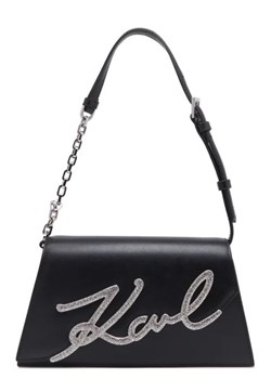 Karl Lagerfeld Skórzana torebka na ramię k/signature 2.0 sp shb crystal ze sklepu Gomez Fashion Store w kategorii Kopertówki - zdjęcie 172732299