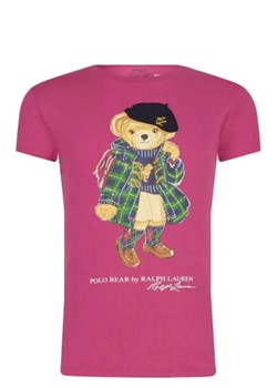 POLO RALPH LAUREN T-shirt | Regular Fit ze sklepu Gomez Fashion Store w kategorii Bluzki dziewczęce - zdjęcie 172733176
