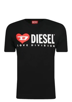 Diesel T-shirt | Regular Fit ze sklepu Gomez Fashion Store w kategorii Bluzki dziewczęce - zdjęcie 172738828