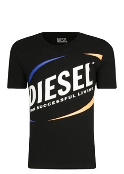 Diesel T-shirt | Regular Fit ze sklepu Gomez Fashion Store w kategorii Bluzki dziewczęce - zdjęcie 172740217