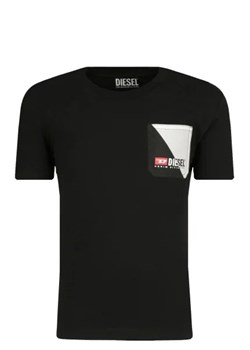 Diesel T-shirt | Regular Fit ze sklepu Gomez Fashion Store w kategorii Bluzki dziewczęce - zdjęcie 172740385