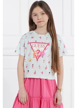 Guess T-shirt | Regular Fit ze sklepu Gomez Fashion Store w kategorii Bluzki dziewczęce - zdjęcie 172747209