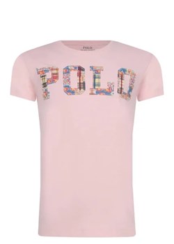 POLO RALPH LAUREN T-shirt | Regular Fit ze sklepu Gomez Fashion Store w kategorii Bluzki dziewczęce - zdjęcie 172748037