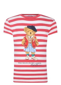 POLO RALPH LAUREN T-shirt | Regular Fit ze sklepu Gomez Fashion Store w kategorii Bluzki dziewczęce - zdjęcie 172748426