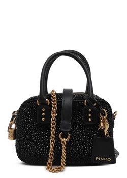 Pinko Skórzany kuferek BOWLING BAG MINI CROSTA FULL ze sklepu Gomez Fashion Store w kategorii Kopertówki - zdjęcie 172748968
