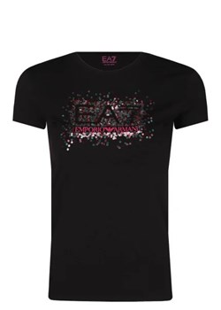 EA7 T-shirt | Regular Fit ze sklepu Gomez Fashion Store w kategorii Bluzki dziewczęce - zdjęcie 172749577
