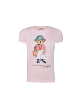 POLO RALPH LAUREN T-shirt | Regular Fit ze sklepu Gomez Fashion Store w kategorii Bluzki dziewczęce - zdjęcie 172750196