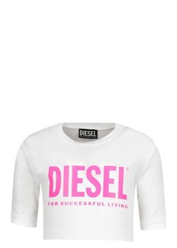 Diesel Top TRECROLOGO | Regular Fit ze sklepu Gomez Fashion Store w kategorii Bluzki dziewczęce - zdjęcie 172750875