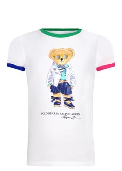 POLO RALPH LAUREN T-shirt SSBEARCN-KNIT | Regular Fit ze sklepu Gomez Fashion Store w kategorii Bluzki dziewczęce - zdjęcie 172751117