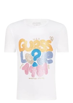 Guess T-shirt | Regular Fit ze sklepu Gomez Fashion Store w kategorii Bluzki dziewczęce - zdjęcie 172751248