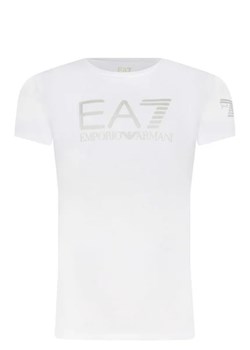 EA7 T-shirt | Regular Fit ze sklepu Gomez Fashion Store w kategorii Bluzki dziewczęce - zdjęcie 172751428