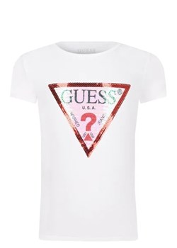 Guess T-shirt | Regular Fit ze sklepu Gomez Fashion Store w kategorii Bluzki dziewczęce - zdjęcie 172751609