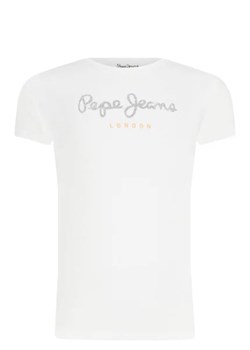 Pepe Jeans London T-shirt HANA GLITTER | Regular Fit ze sklepu Gomez Fashion Store w kategorii Bluzki dziewczęce - zdjęcie 172751628