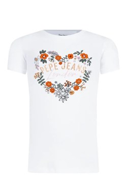 Pepe Jeans London T-shirt GAUTIER | Regular Fit ze sklepu Gomez Fashion Store w kategorii Bluzki dziewczęce - zdjęcie 172751827