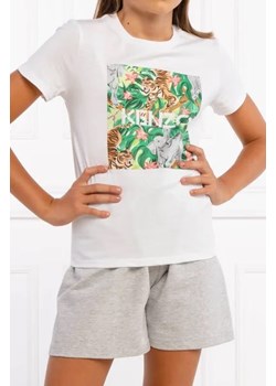 KENZO KIDS T-shirt | Regular Fit ze sklepu Gomez Fashion Store w kategorii Bluzki dziewczęce - zdjęcie 172752097