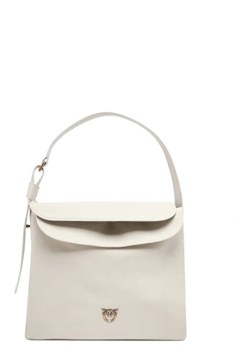 Pinko Skórzana torebka na ramię LEAF CLASSIC BOTT ze sklepu Gomez Fashion Store w kategorii Torby Shopper bag - zdjęcie 172752228