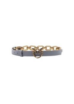 Pinko Skórzany pasek LOVE DAY MACRO CHAIN H2 BELT V ze sklepu Gomez Fashion Store w kategorii Paski damskie - zdjęcie 172765656