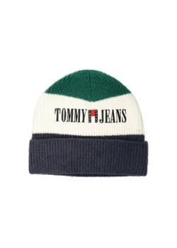 Tommy Jeans Czapka | z dodatkiem wełny ze sklepu Gomez Fashion Store w kategorii Czapki zimowe męskie - zdjęcie 172767085
