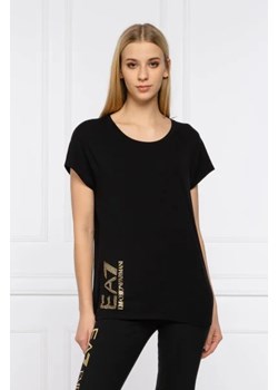 EA7 T-shirt | Regular Fit ze sklepu Gomez Fashion Store w kategorii Bluzki damskie - zdjęcie 172776119