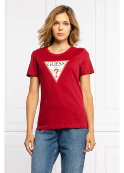 GUESS T-shirt ORIGINAL | Regular Fit ze sklepu Gomez Fashion Store w kategorii Bluzki damskie - zdjęcie 172776259