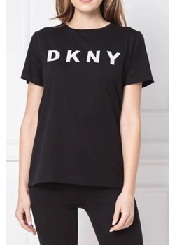 DKNY T-shirt LOGO TEE | Regular Fit ze sklepu Gomez Fashion Store w kategorii Bluzki damskie - zdjęcie 172776306