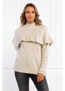 Silvian Heach Wełniany sweter RUEGE | Regular Fit ze sklepu Gomez Fashion Store w kategorii Swetry damskie - zdjęcie 172777618