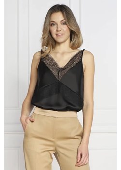 BOSS BLACK Satynowy top Ilacea | Regular Fit ze sklepu Gomez Fashion Store w kategorii Bluzki damskie - zdjęcie 172778816