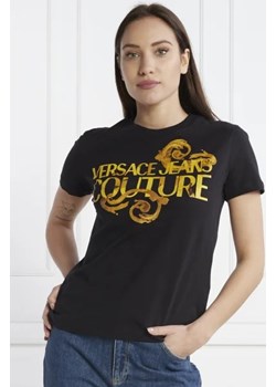 Versace Jeans Couture T-shirt | Regular Fit ze sklepu Gomez Fashion Store w kategorii Bluzki damskie - zdjęcie 172779548