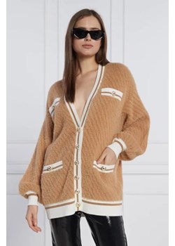 Elisabetta Franchi Kardigan | Loose fit | z dodatkiem wełny ze sklepu Gomez Fashion Store w kategorii Swetry damskie - zdjęcie 172779827