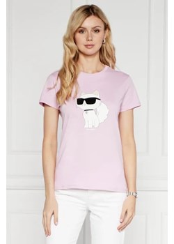 Karl Lagerfeld T-shirt ikonik 2.0 choupette | Regular Fit ze sklepu Gomez Fashion Store w kategorii Bluzki damskie - zdjęcie 172780929