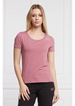 EA7 T-shirt | Regular Fit ze sklepu Gomez Fashion Store w kategorii Bluzki damskie - zdjęcie 172783385