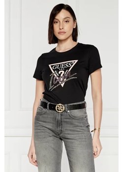 GUESS T-shirt ICON | Regular Fit ze sklepu Gomez Fashion Store w kategorii Bluzki damskie - zdjęcie 172783716