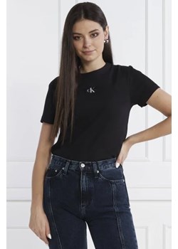 CALVIN KLEIN JEANS T-shirt | Regular Fit ze sklepu Gomez Fashion Store w kategorii Bluzki damskie - zdjęcie 172784125