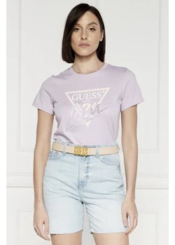 GUESS T-shirt ICON | Regular Fit ze sklepu Gomez Fashion Store w kategorii Bluzki damskie - zdjęcie 172784445