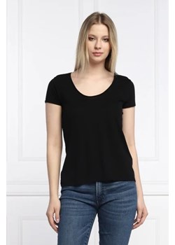 HUGO T-shirt Dazalea | Relaxed fit | z dodatkiem lnu ze sklepu Gomez Fashion Store w kategorii Bluzki damskie - zdjęcie 172784736