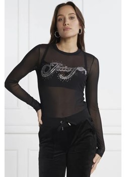 Juicy Couture Bluzka RAHEEM SCATTER DIAMANTE LS | Regular Fit ze sklepu Gomez Fashion Store w kategorii Bluzki damskie - zdjęcie 172785738
