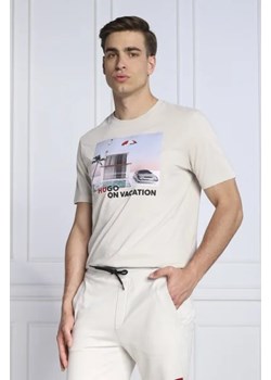HUGO T-shirt Dunshine | Regular Fit ze sklepu Gomez Fashion Store w kategorii T-shirty męskie - zdjęcie 172786086
