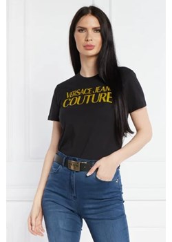 Versace Jeans Couture T-shirt | Regular Fit ze sklepu Gomez Fashion Store w kategorii Bluzki damskie - zdjęcie 172786159