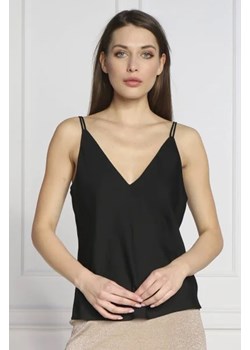 Calvin Klein Satynowy top | Regular Fit ze sklepu Gomez Fashion Store w kategorii Bluzki damskie - zdjęcie 172788305