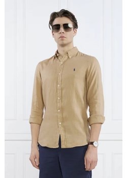 POLO RALPH LAUREN Lniana koszula | Slim Fit ze sklepu Gomez Fashion Store w kategorii Koszule męskie - zdjęcie 172788897